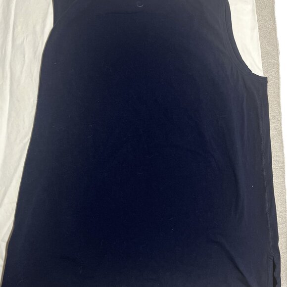 LULULEMON BLACK TANK TOP Muscle Yoga Sleeveless Tee Shirt with Bag - Picture 5 of 14